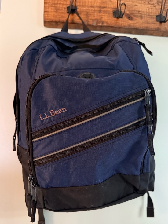 L.L. Bean Other - L.L.Bean Deluxe Book Pack Backpack | Navy Blue